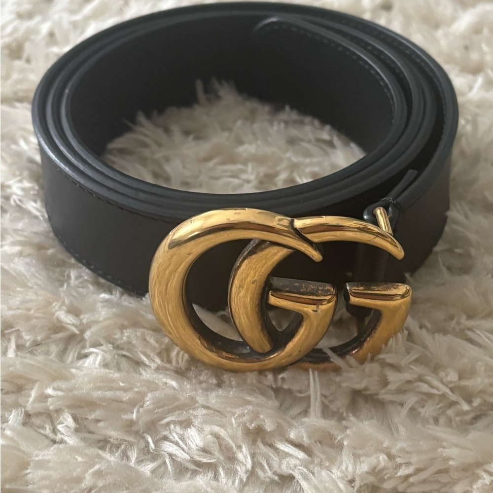Black Gucci Belt